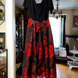 Woman’s plus size ball gown/evening dress